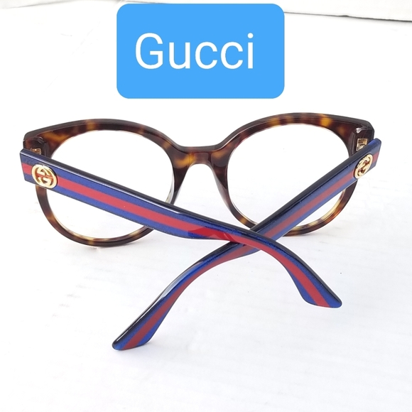 Amazing Gorgeous  Authentic Gucci GG web Large Eyeglasses Frames - Picture 1 of 13
